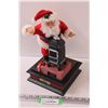 Image 1 : Musical Santa Figurine - Plays "O Christmas Tree" - Works - 12" x 8"