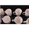 Image 4 : (8) Canvas White Coffee Mugs Set