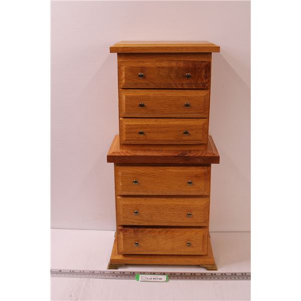 Custom Built Jewelry Box - 22" x 10" x 7"