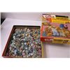 Image 2 : Simpsons Lot: 1000 Piece Puzzle & Game of Life - As Is
