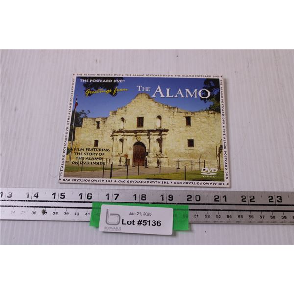The Alamo Postcard DVD - Un-Opened