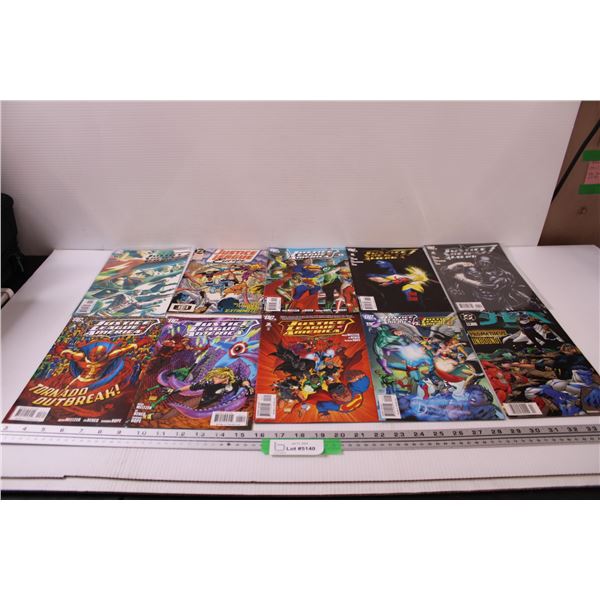 (10) Comicbooks: Justice League America & Justice Society America