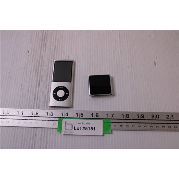 (2) Apple iPod - Various Years - As Is