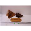 Image 1 : Custom Built Wood Decor: Corner Shelf, Maple Leaf Box, Plaque