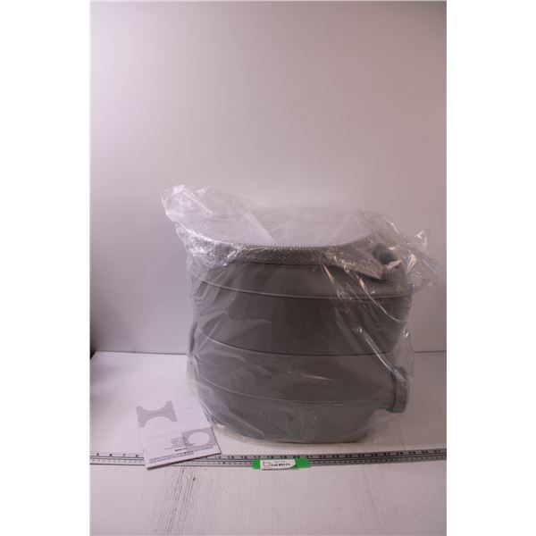 Portable Toilet - 16" x 14" x 17" - Appears NIB