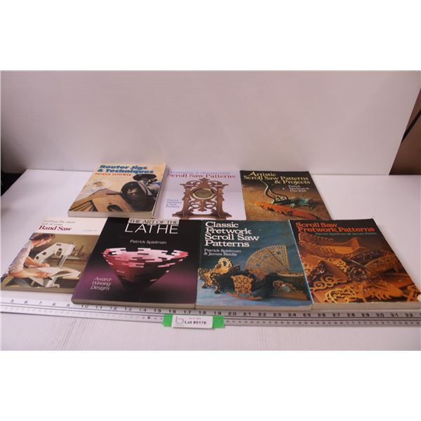 (7) Wood Working Books - Assorted