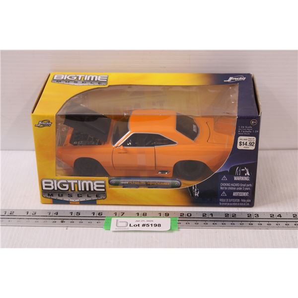 Jada Die Cast 1969 Plymouth Road Runner Model Car - 1:24 Model Scale - NIB