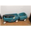 Image 1 : * Step 2 Children's Wagon w/Trailer/Caboose - 58" x 17" x 16" (Total Measurement Length) - As Is