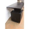 Image 6 : * Modern Style Desk w/Two Drawer Side Table (Two Piece Set Up) - 70" x 30" x 34" - Some Wear