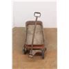 Image 4 : * Vintage Metal Radio Flyer Wagon - Some Wear/Rust - 28" x 13"