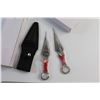 Image 2 : (4) Throwing Knives with Sheaths