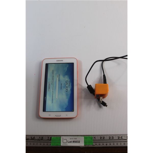 7'' Samsung Tablet with Charger - Tested