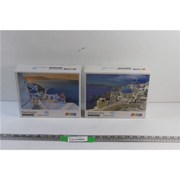 Santorini and Aegean Sea 1000 pc Jigsaw Puzzles - Sealed