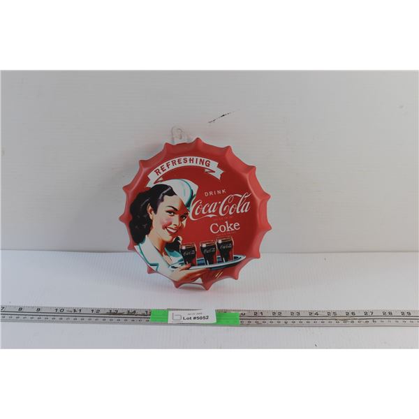 Coca Cola Bottle Cap Sign