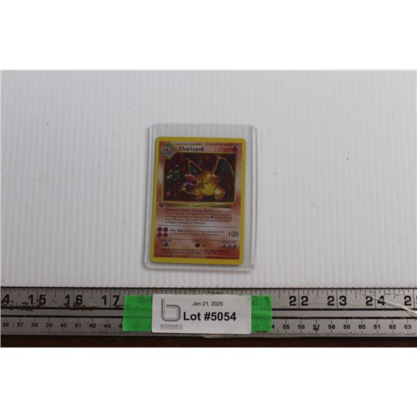 Pokemon Charizard Trading Card - Authenticity Not Guaranteed
