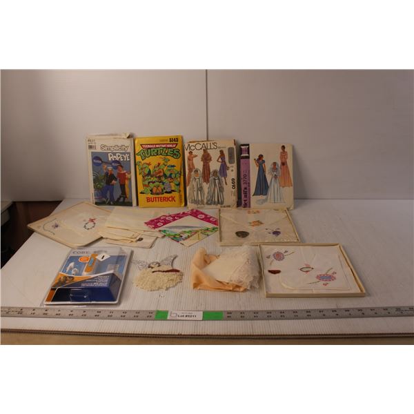 Sewing Patterns, Fabric, Portable Radio (Sealed)