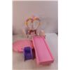 Image 2 : Prima Donna Ballerina Doll, Nerf Rebelle Kit (NIB), Sesame Street Radio (Needs Batteries), Barbie It