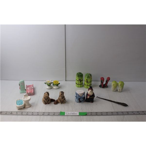 (8) Sets of Ceramic Salt & Pepper Shakers