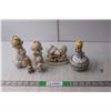 Image 1 : (5) Precious Moments Figurines & Music Box