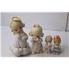 Image 3 : (5) Precious Moments Figurines & Music Box