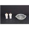 Image 1 : Moonstone Bowl and Salt & Pepper Shakers
