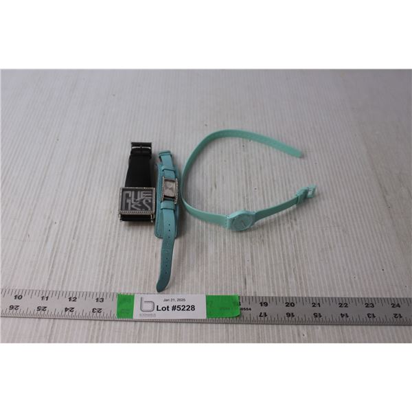 (2) Guess Watches, Swatch, Cannot Authenticate