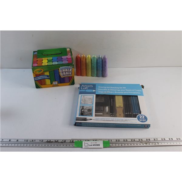 Crayola Crayons and Drawing & Sketching Set