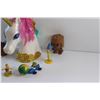 Image 2 : Simpsons & Mario Figurines, Unicorn and Fox Decor