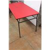 Image 4 : *Folding Table 60'' x 30'' x 28'' and Attention Sign