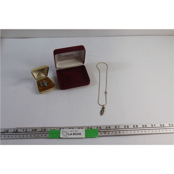 Necklace and Ring - Authenticity Not Guaranteed