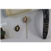 Image 2 : Vendome 17 Jewels Watch - As Is, Necklace Pendant, Shirt Pin and Stick Pin