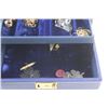 Image 4 : Fleur De Lis Jewelry Box and Assorted Jewelry