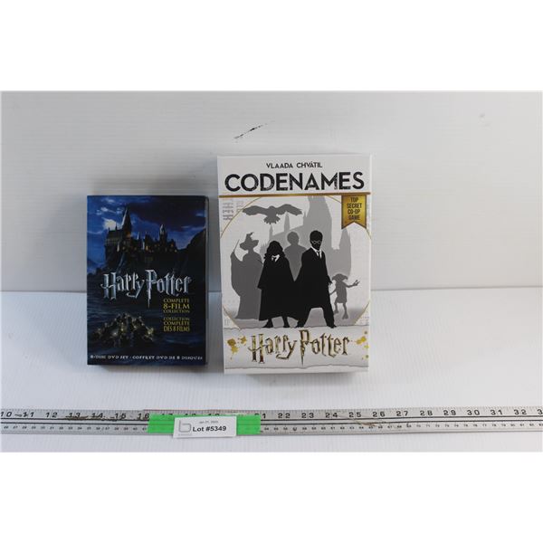 Harry Potter 8 Disc DVD Set and Harry Potter Co Op Game