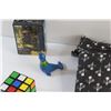 Image 6 : Lug Bag, Rubik's Cube, Aquarius 100 pc Jigsaw Puzzle and Toy