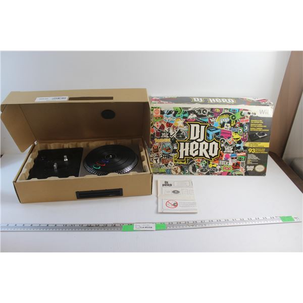 Wii DJ Hero Turntable Kit - As Is
