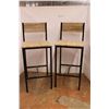 Image 1 : * (2) High Bar Stools With Backs