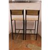 Image 4 : * (2) High Bar Stools With Backs