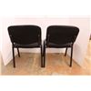 Image 4 : * (2) Black Office Chairs - Stacking