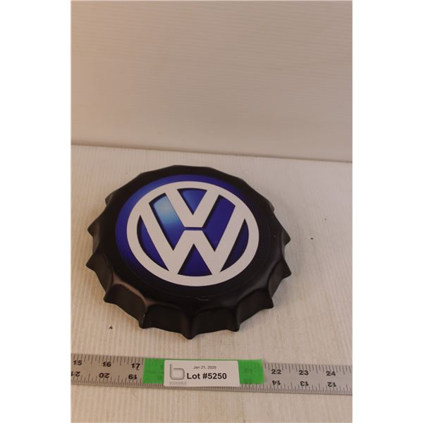 Volkswagen Metal Wall Sign 8.75"