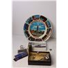 Image 3 : Vintage Lot- (2) Razors, (3) Souvenir Plates, Misc.