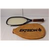 Image 3 : (2) Wooden Badminton Racquets, Ektelon Racquetball Racquet with Case