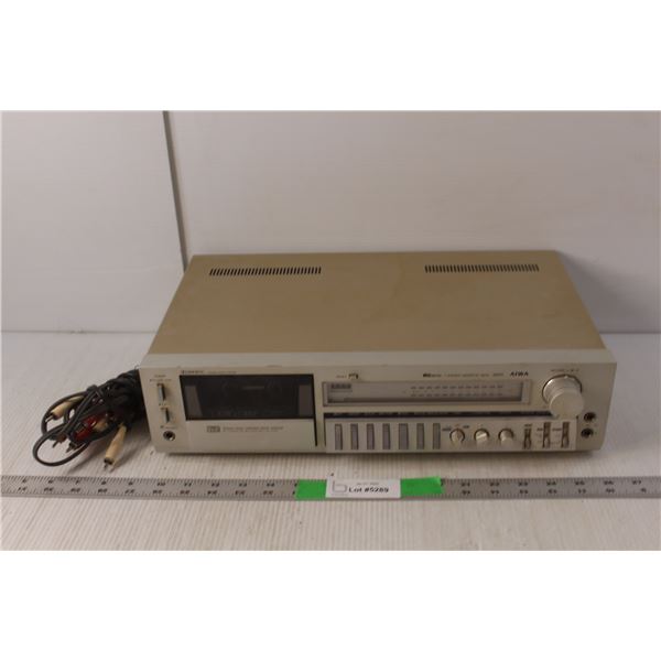 Vintage AIWA Stereo Cassette Deck 3600, Powers On