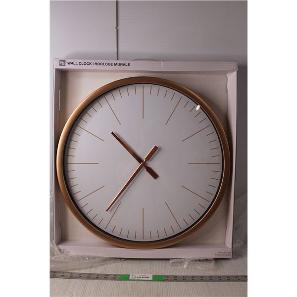KG 22" Wall Clock NIB