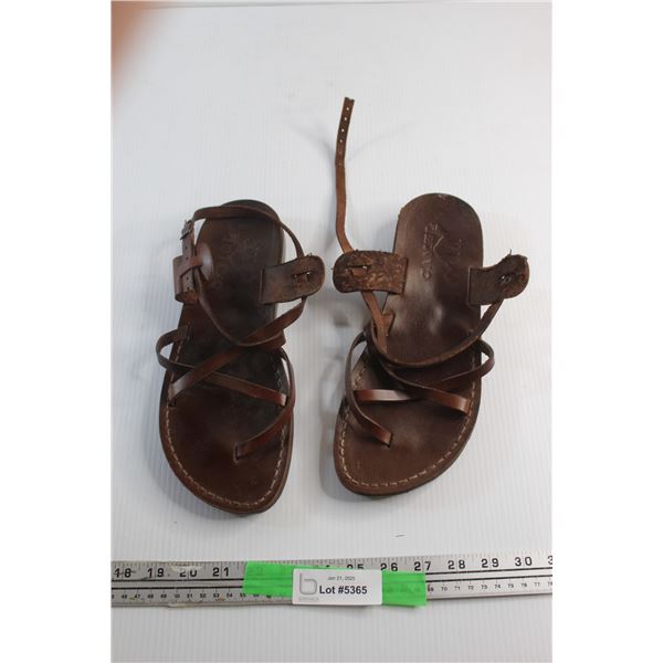 Pair of Camel Sandals - Size 10/11