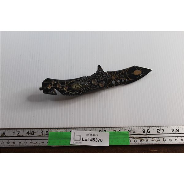 Folding Spider Man 4'' Blade Knife