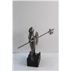 Image 4 : Metal Knight Statue - 11" Tall