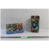 Image 1 : Pokemon Trading Card Game - Authenticity Not Guaranteed and Set of 3 Skylander Figure and Card Set -