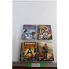 (4) Sony PlayStation 3 (PS3) Games - Call of Duty Modern Warfare 2, Happy Feet 2 and Star Wars the C