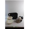 Image 1 : Two Tier Fruit Bowl, Construction Helmet with Noise Cancelling Headphones and Fabric Storage Box
