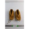 Image 1 : Laurentian Suede Leather Moccasins - Size 9''